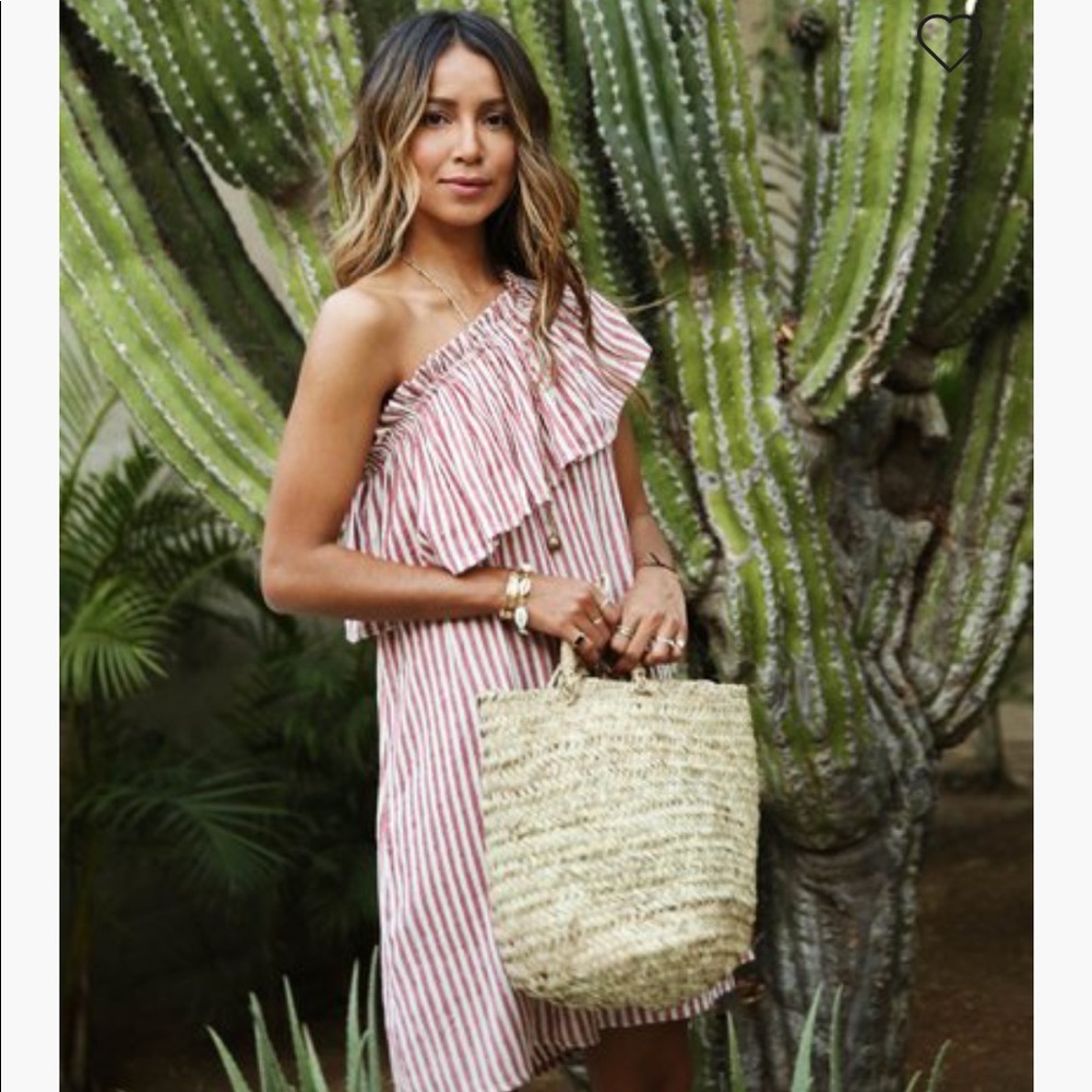 Sincerely Jules summer dress, one shoulder